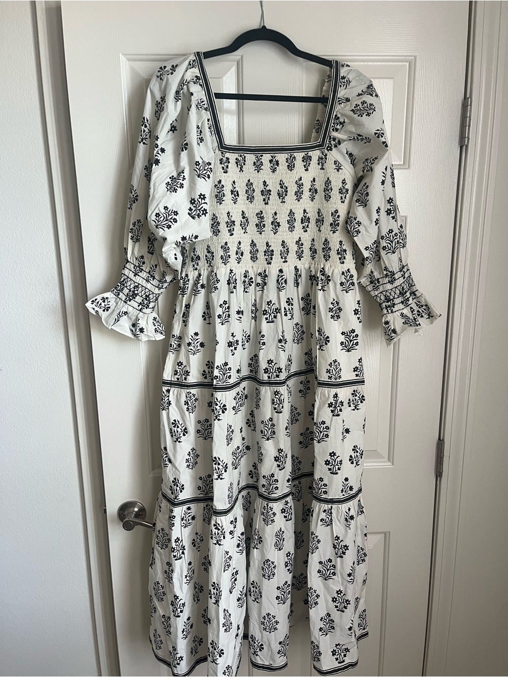 NWT Daydress UK Mathilde Dress in Fichou Flower 100% Cotton Size L